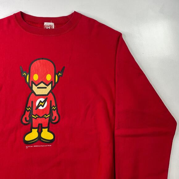 OG BAPE x The Flash 2007 Crewneck Size M - Picture 2 of 7